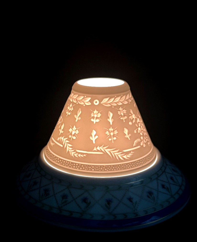 Haviland, photophore, lithophanie, modèle Val de Loire-photo-1