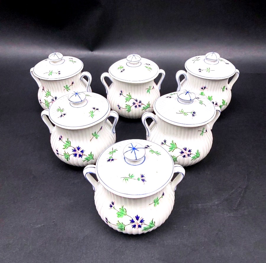 Suite Of 6 Barbel Cream Pots