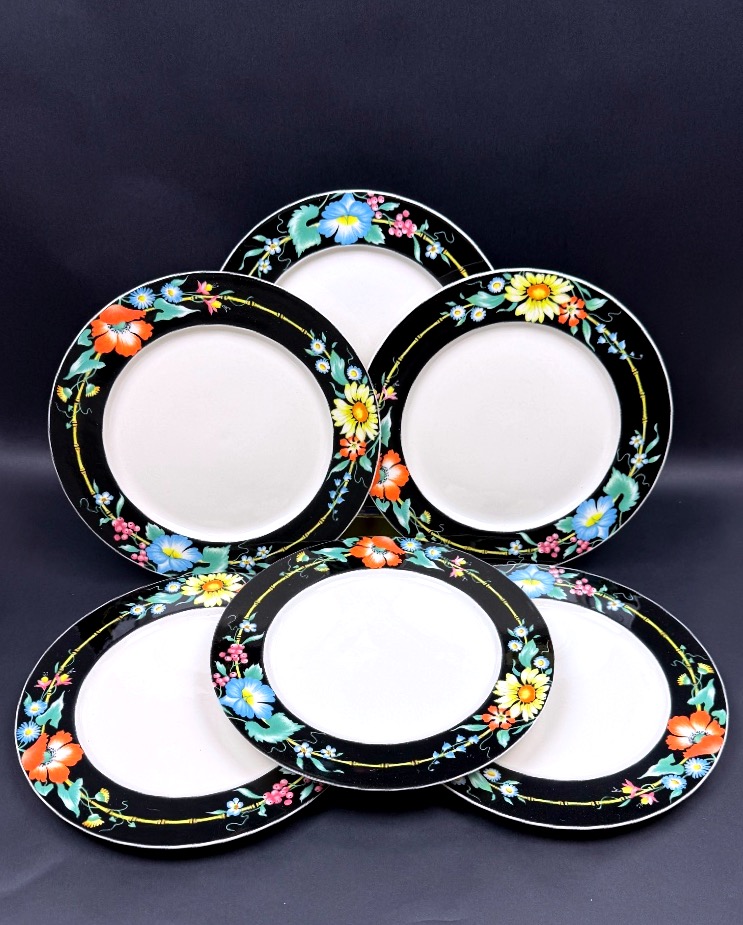 Villeroy & Boch, Suite Of 6 Dinner Plates Model Xenia