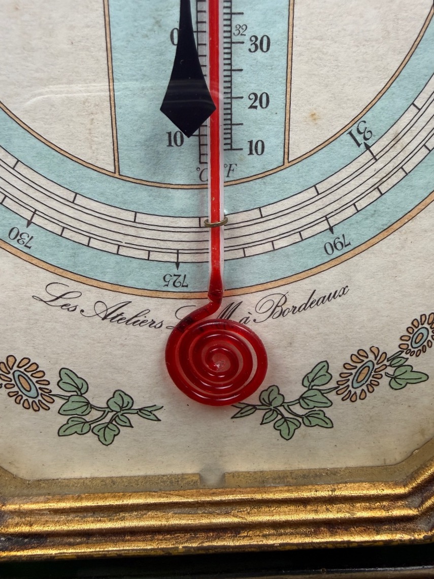 Thermometer, Aneroid Barometer Lm Workshops In Bordeaux-photo-2