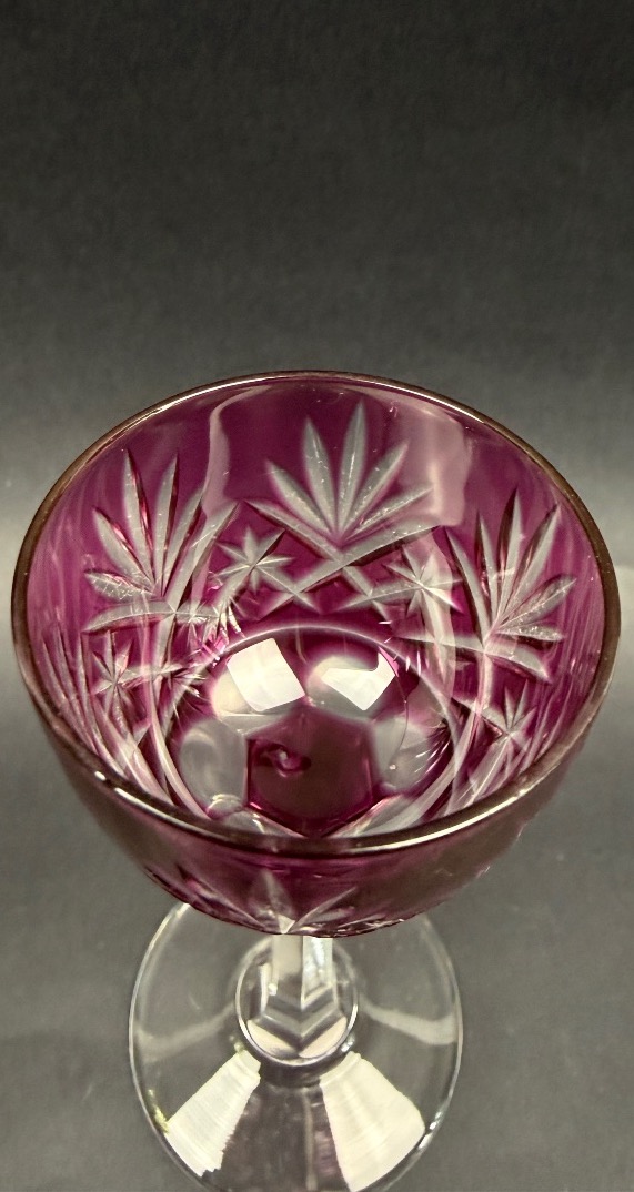 Suite Of 2 Saint-louis Liqueur Glasses, Massenet Model-photo-3