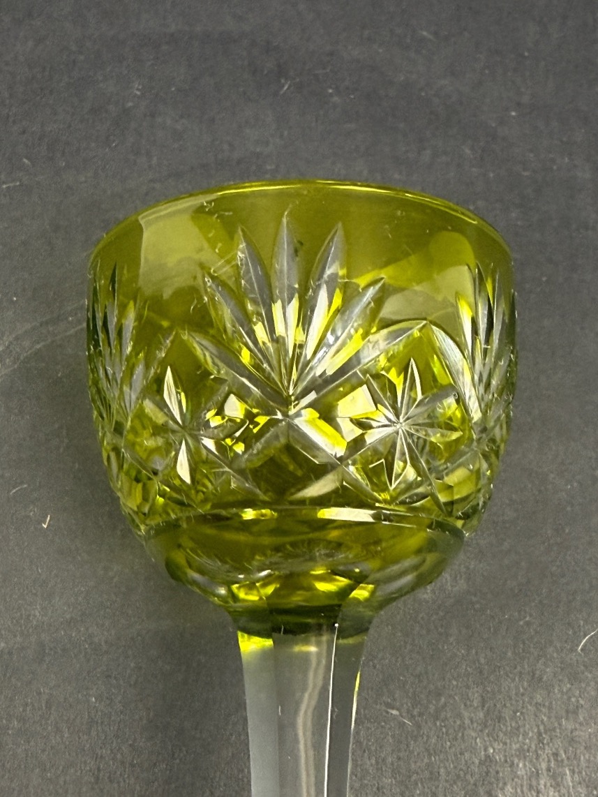 Suite Of 2 Saint-louis Liqueur Glasses, Massenet Model-photo-4
