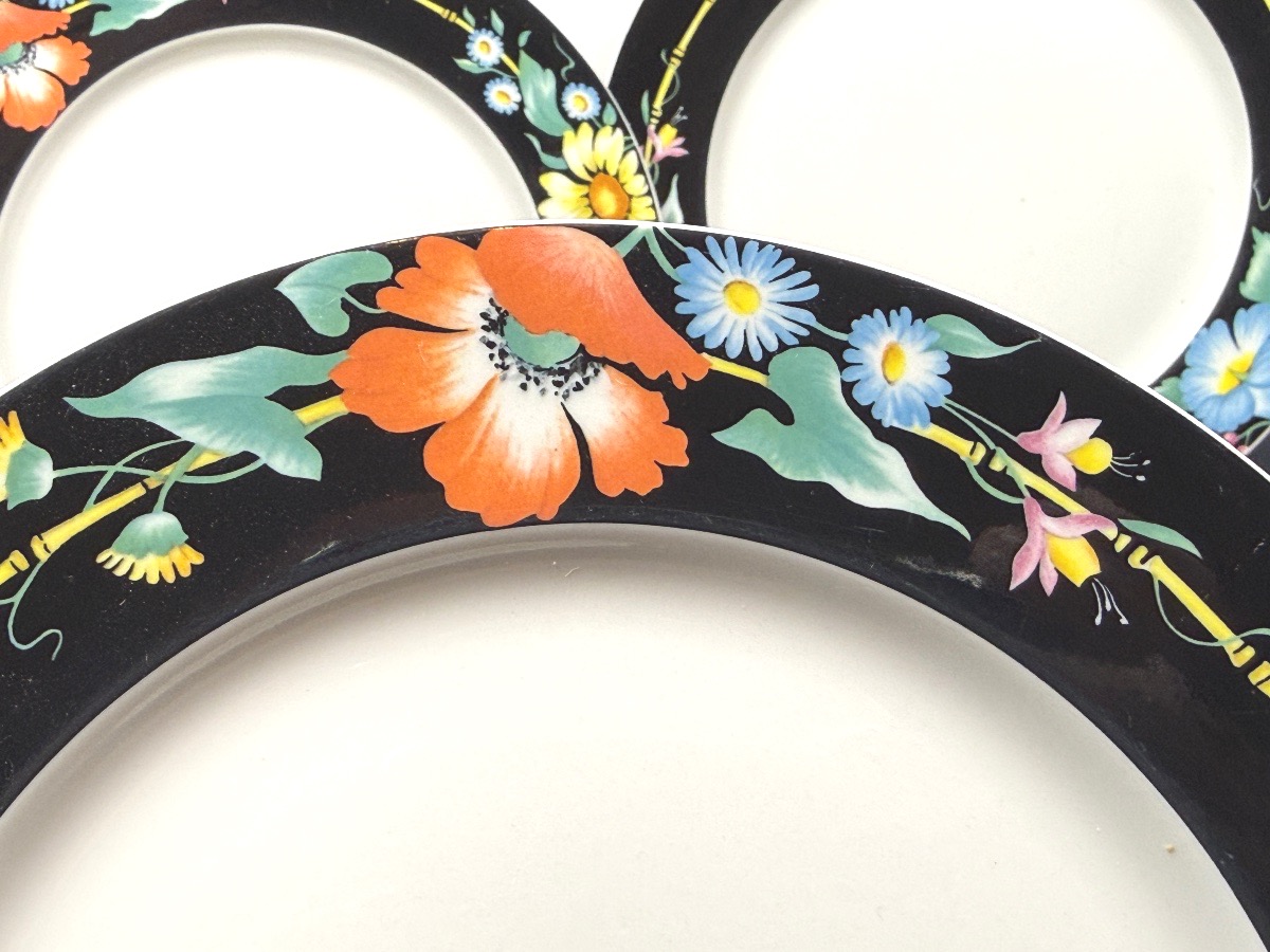 Villeroy & Boch, Suite de 6 assiettes à dîner modèle Xenia-photo-1