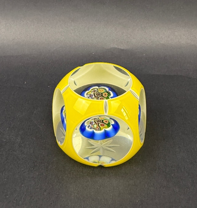 Sulfide, Overlay Paperweight, Saint-louis, Murano....