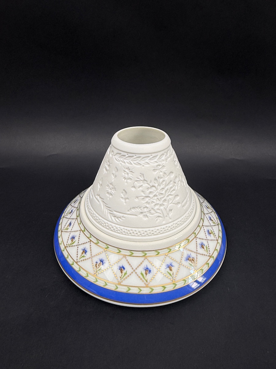 Haviland, Pair Of Candleholders, Lithophanes, Val De Loire Model-photo-2