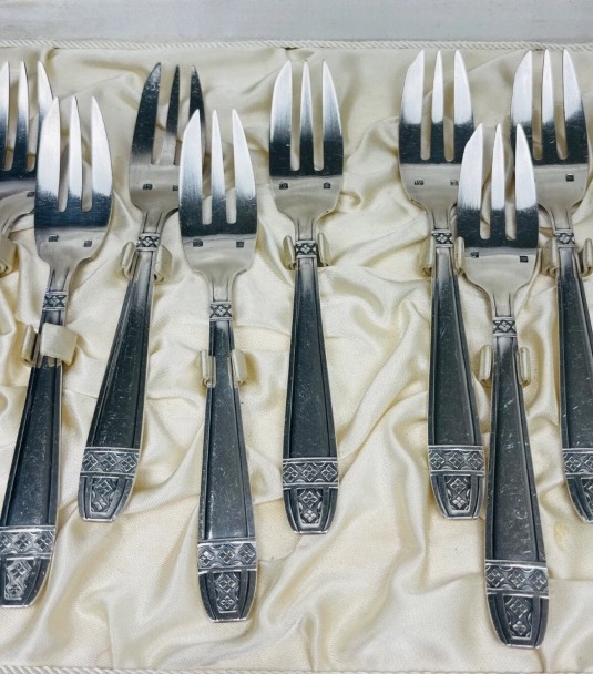 Monaco Grand Prix, A Set Of 12 Cake Servers-photo-2