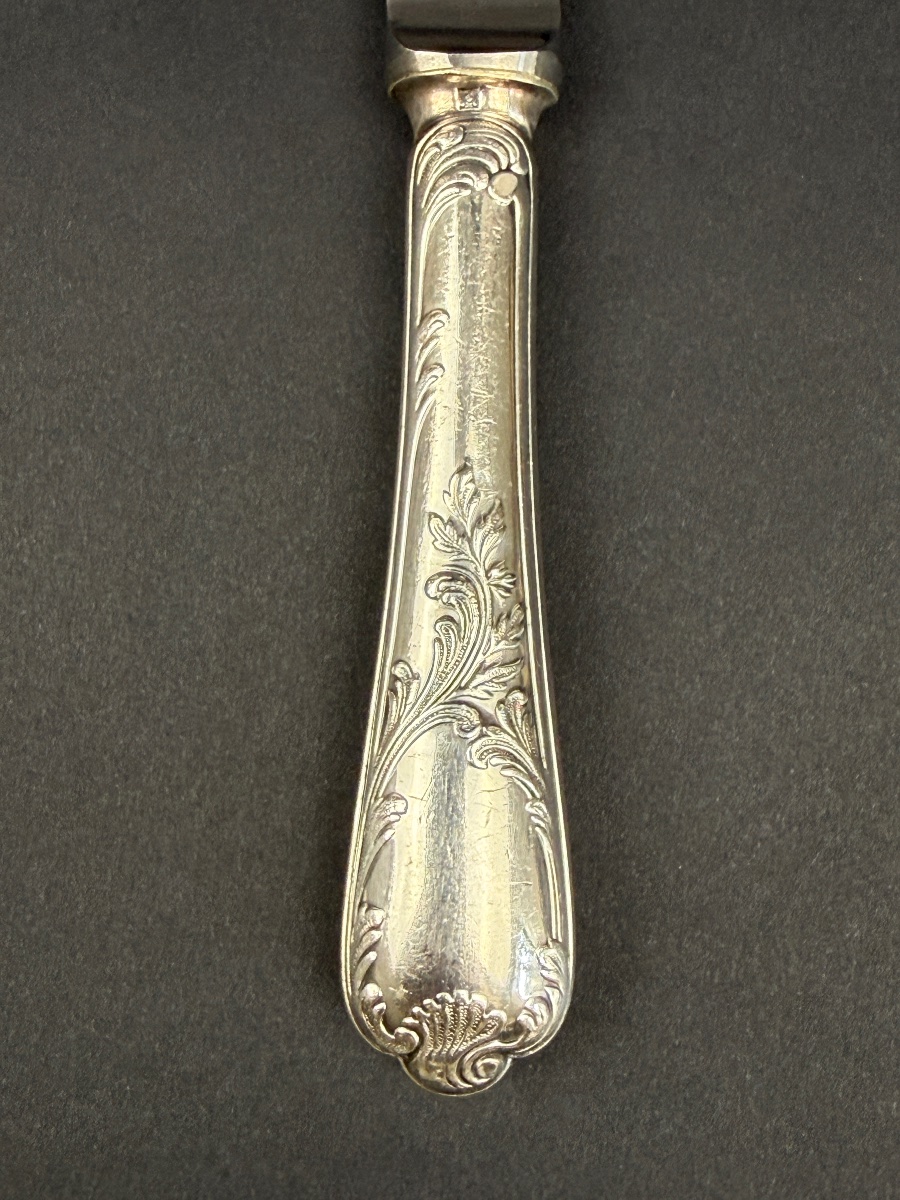Christofle, Butter Knife, Silver-plated, Marly Model-photo-2
