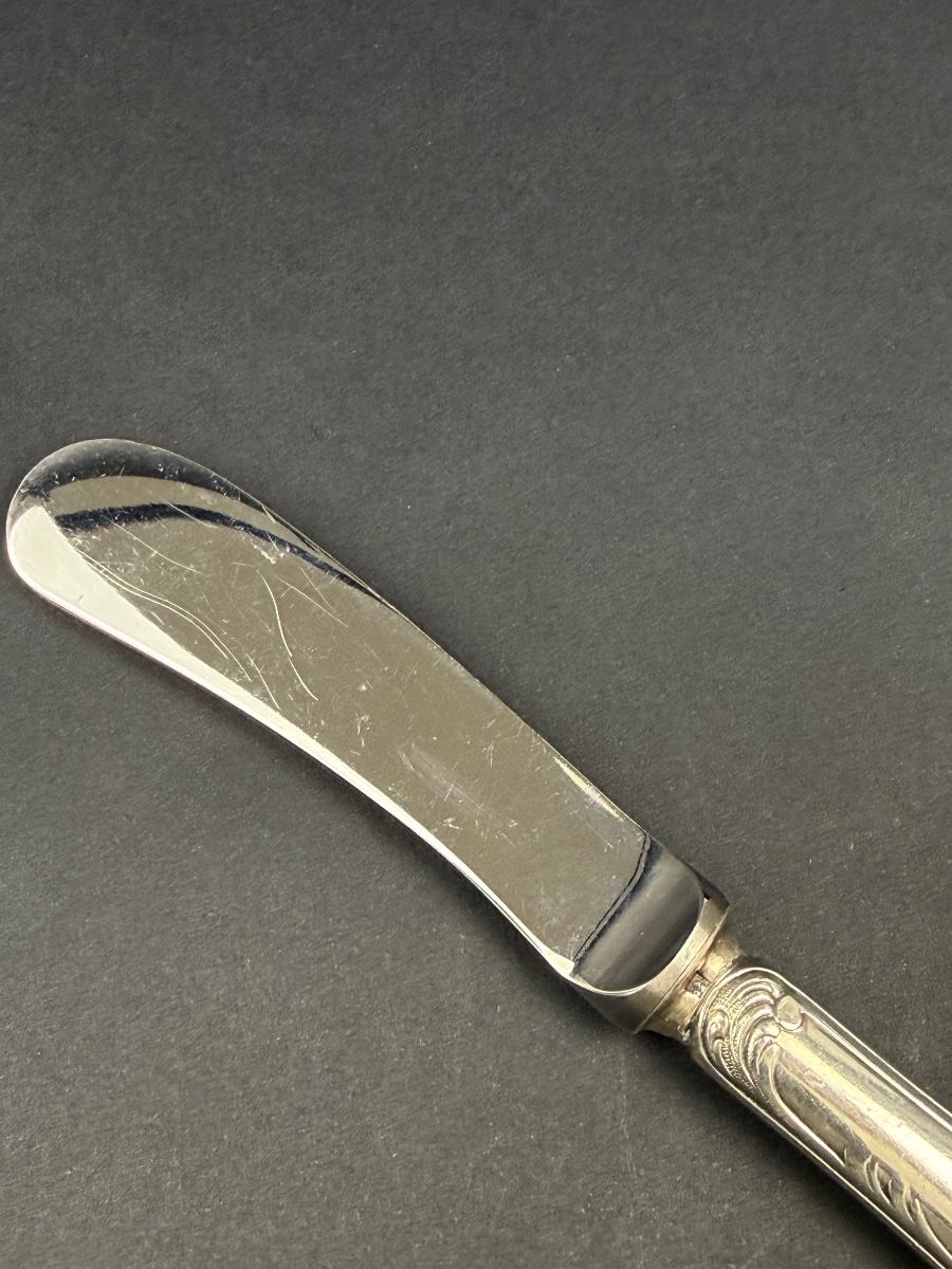Christofle, Butter Knife, Silver-plated, Marly Model-photo-4