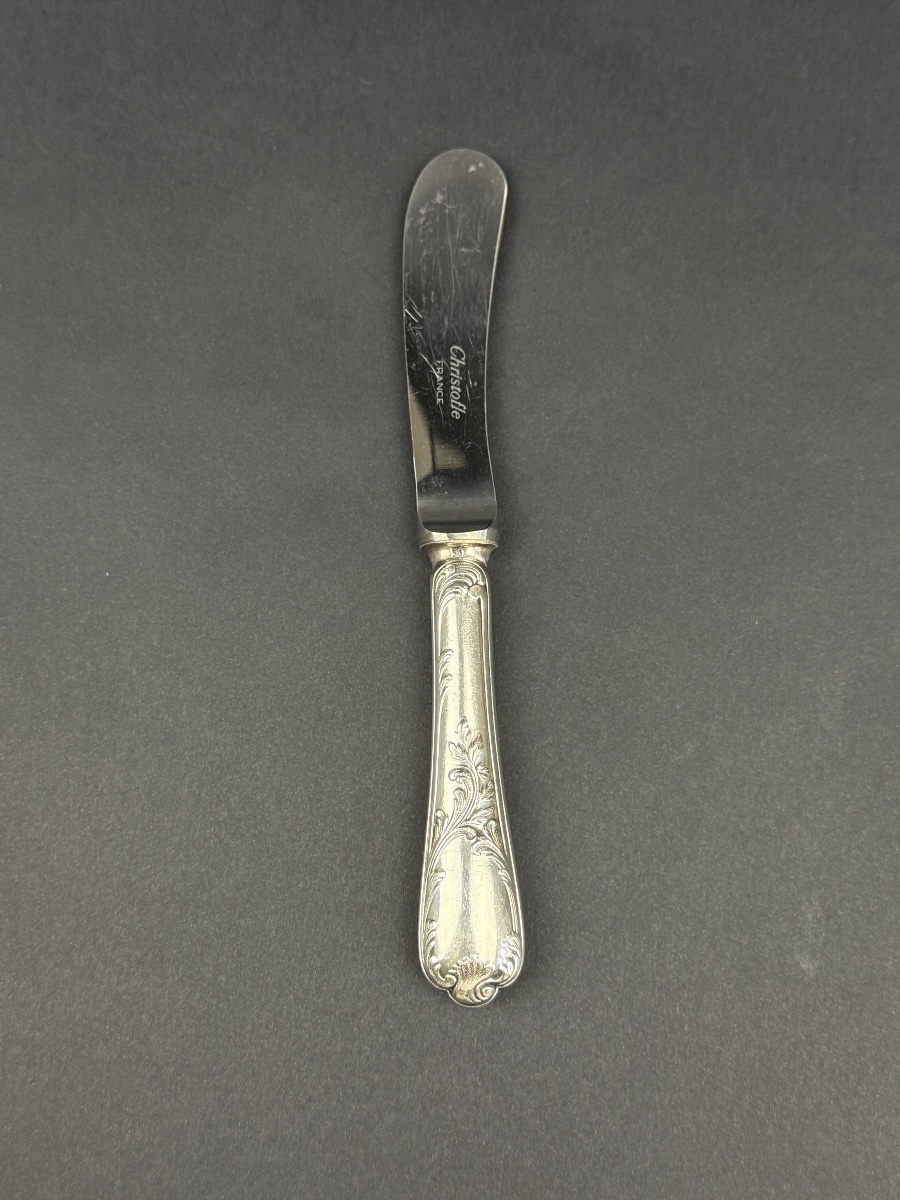 Christofle, Butter Knife, Silver-plated, Marly Model