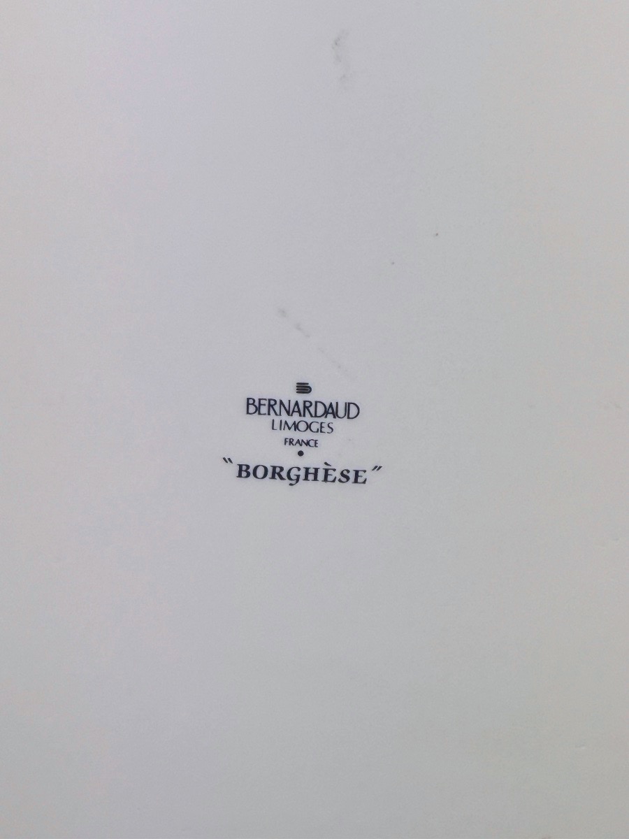 Bernardaud, plat à tarte modèle Borghèse-photo-4