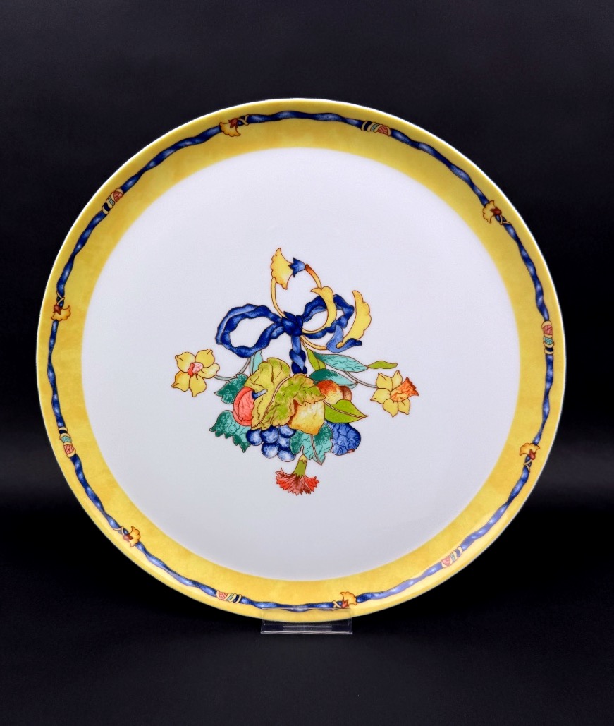 Bernardaud, plat à tarte modèle Borghèse