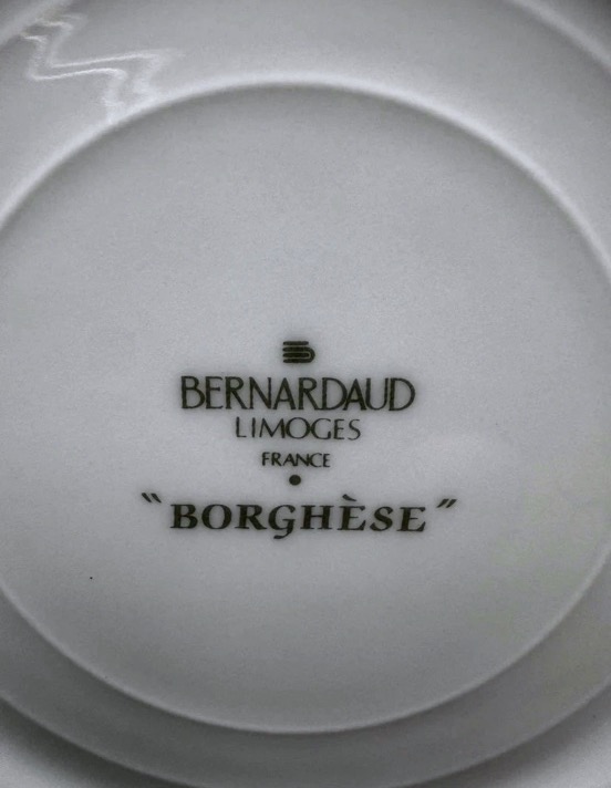 Bernardaud, Set Of 6 Borghèse Dessert Plates-photo-4
