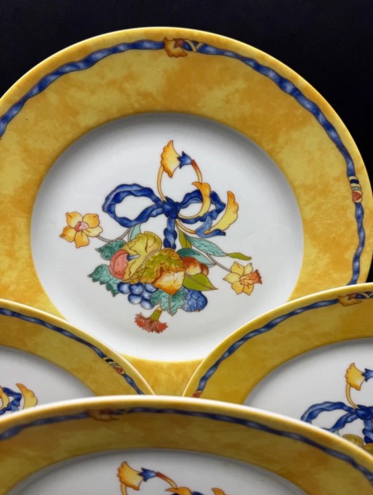 Bernardaud, Set Of 6 Borghèse-style Dinner Plates -photo-2