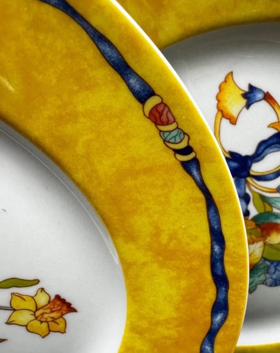 Bernardaud, Set Of 6 Borghèse-style Dinner Plates -photo-3
