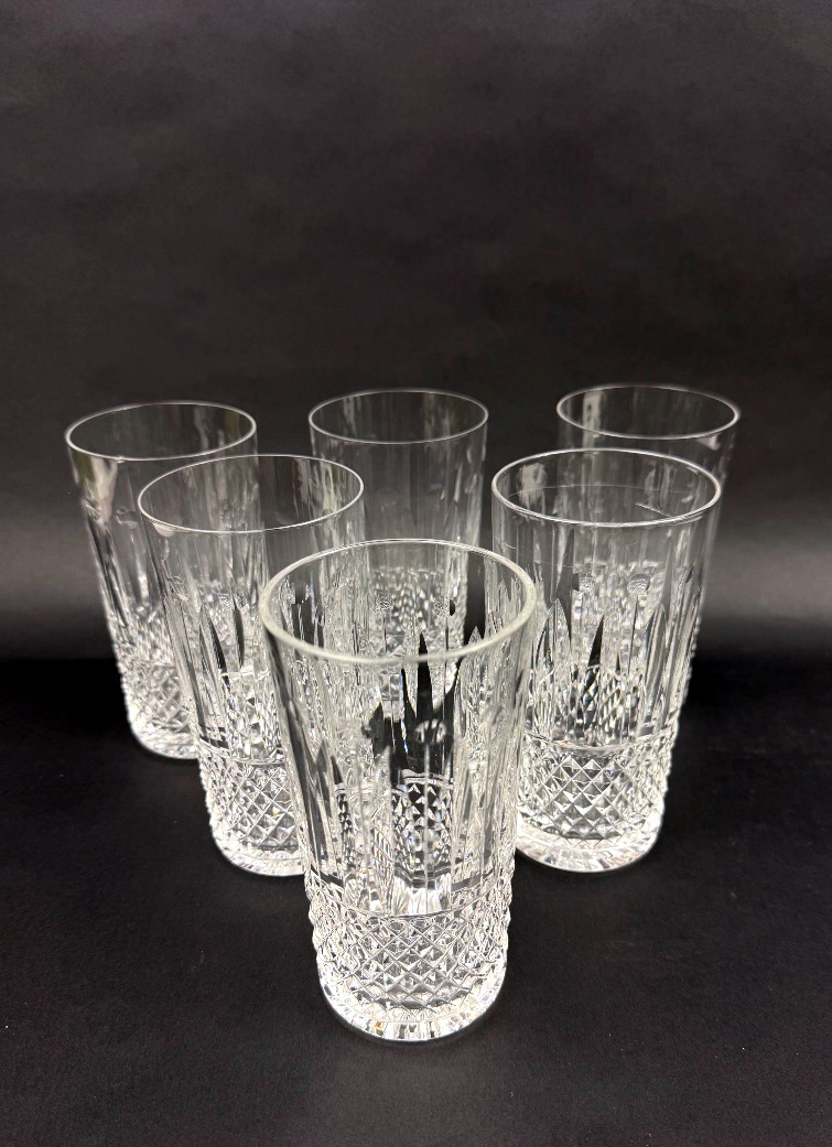Saint-Louis modèle Tommy, suite de 6 chopes 13 cm