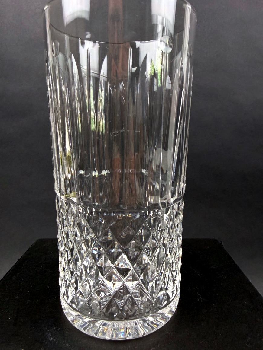 Saint-Louis modèle Tommy, suite de 2 chopes 14 cm-photo-2