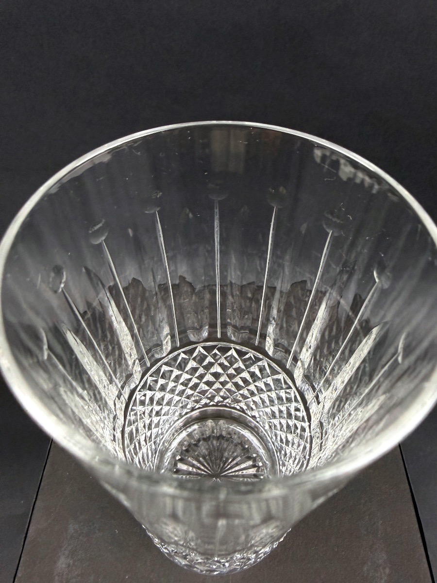 Saint-Louis modèle Tommy, suite de 2 chopes 14 cm-photo-4