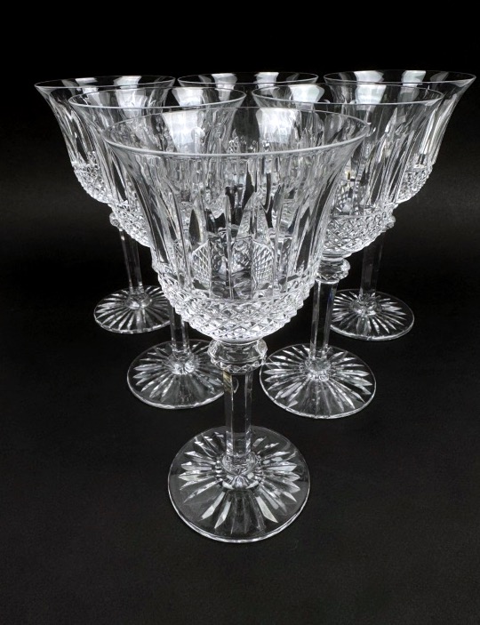 Saint-Louis modèle Tommy, suite de 6 verres à eau