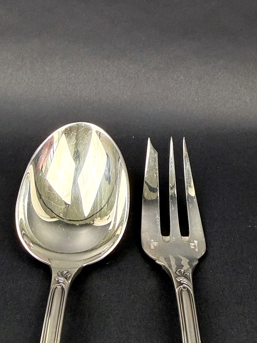 Christofle, Marly-style Silver-plated Serving Set-photo-3