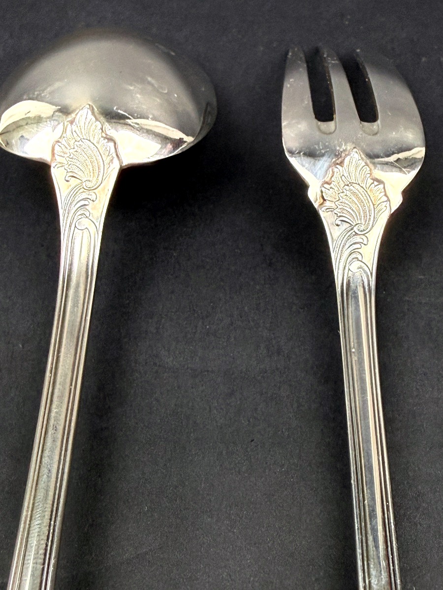 Christofle, Marly-style Silver-plated Serving Set-photo-1