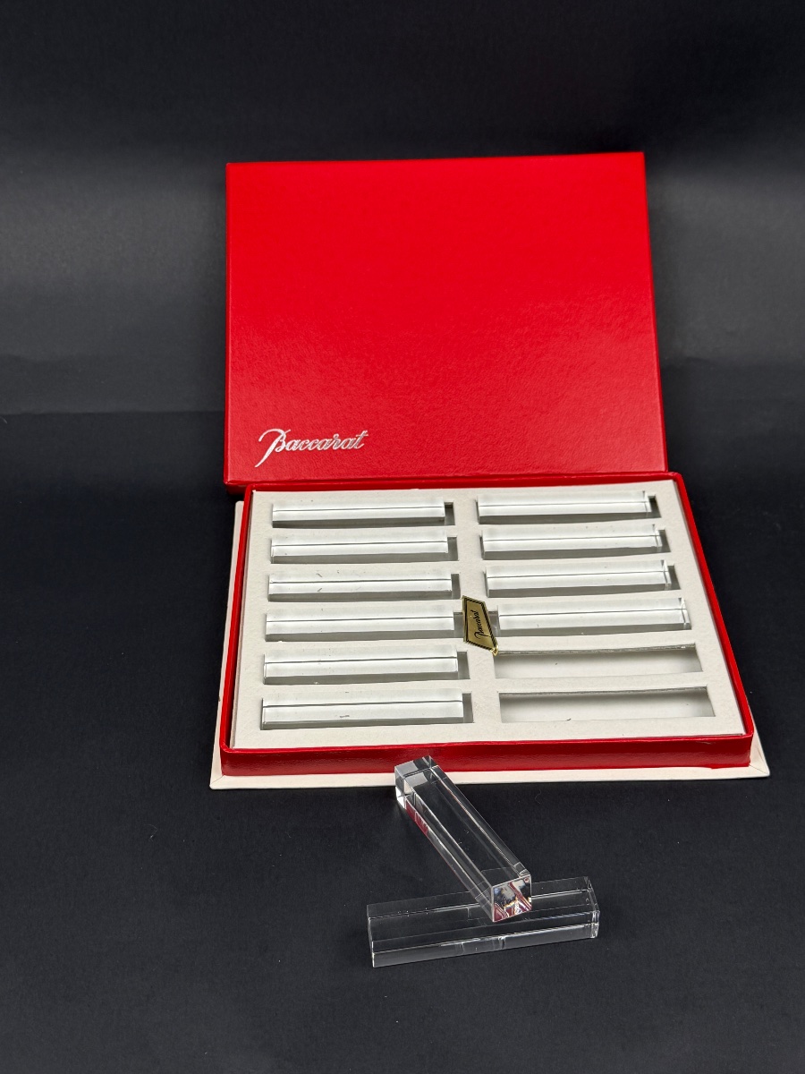Baccarat, Set Of 12 Knife Holders-photo-2