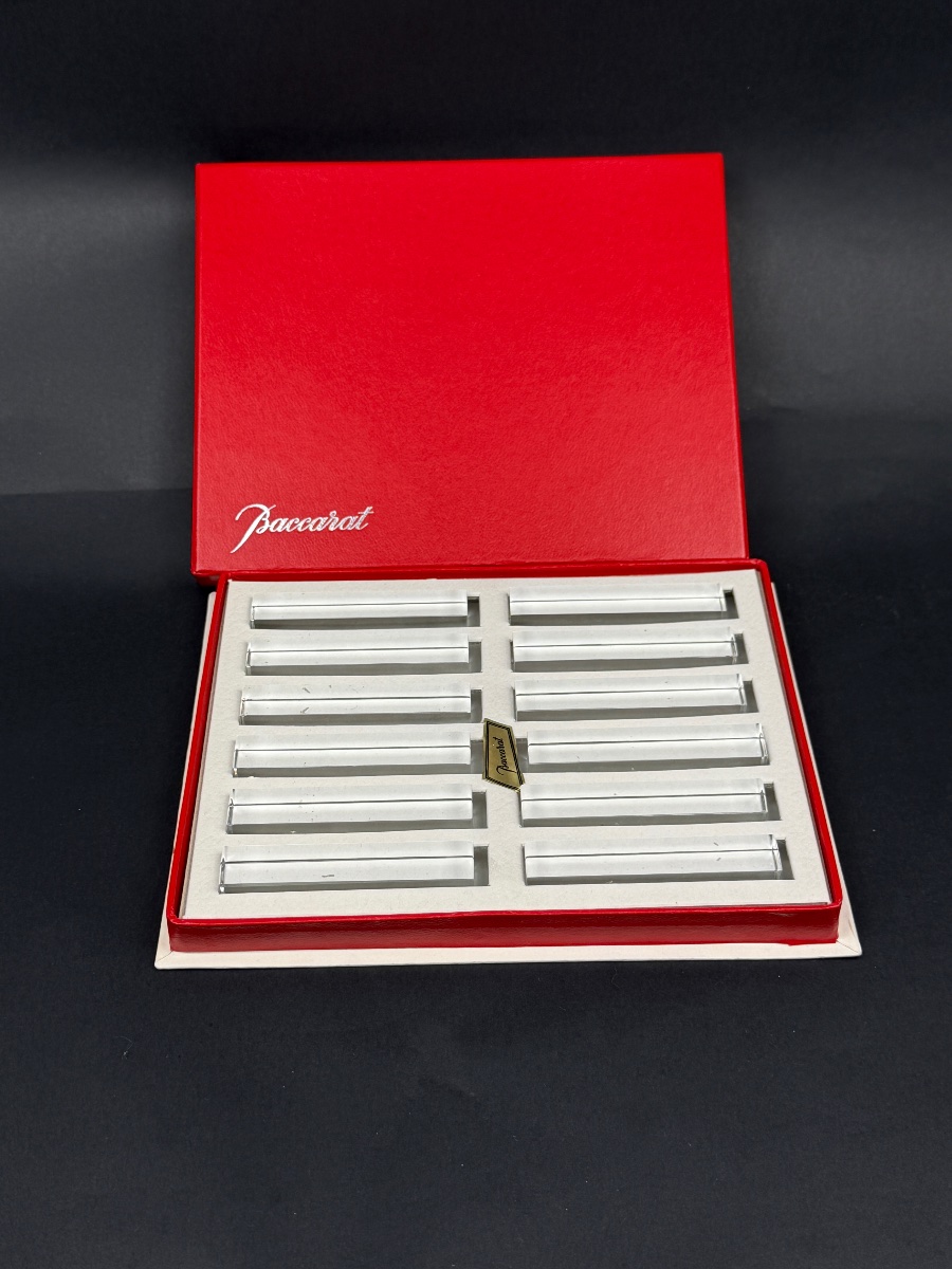 Baccarat, Set Of 12 Knife Holders