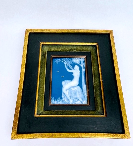 Marcel Chaufriasse, plaque en porcelaine de Limoges encadrée-photo-2