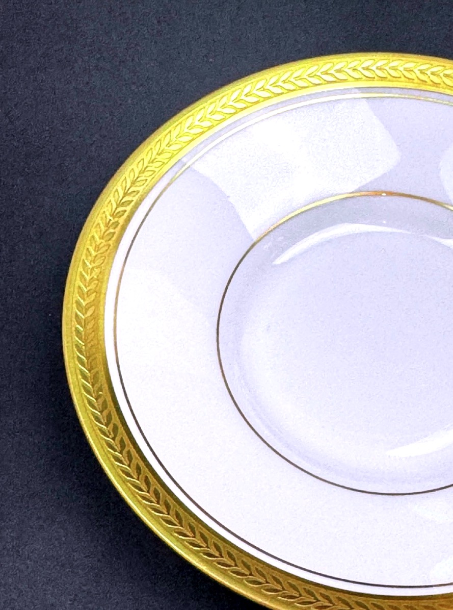 Former Royal Factory Of Limoges, Set Of 6 Coffee Cups-photo-3