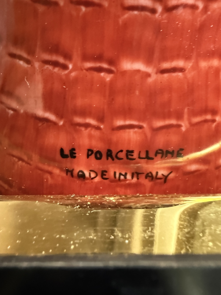 Lampe canard en porcelaine Manifactura Porcellane Artistiche Florence -photo-6