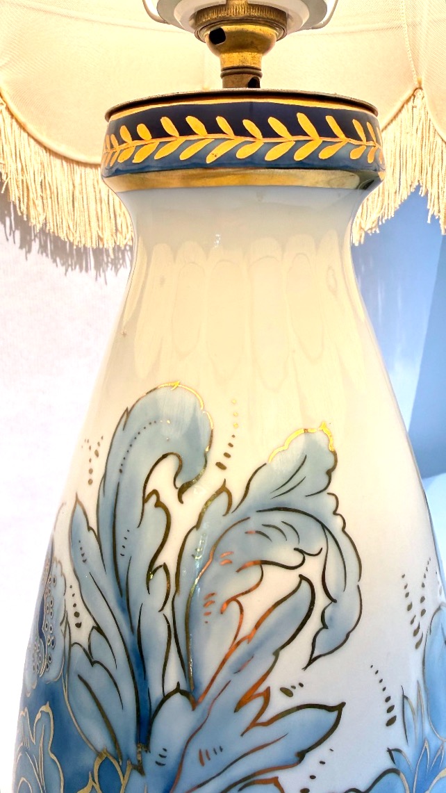 Camille Tharaud, Large Vase Converted Into A Lamp-photo-1