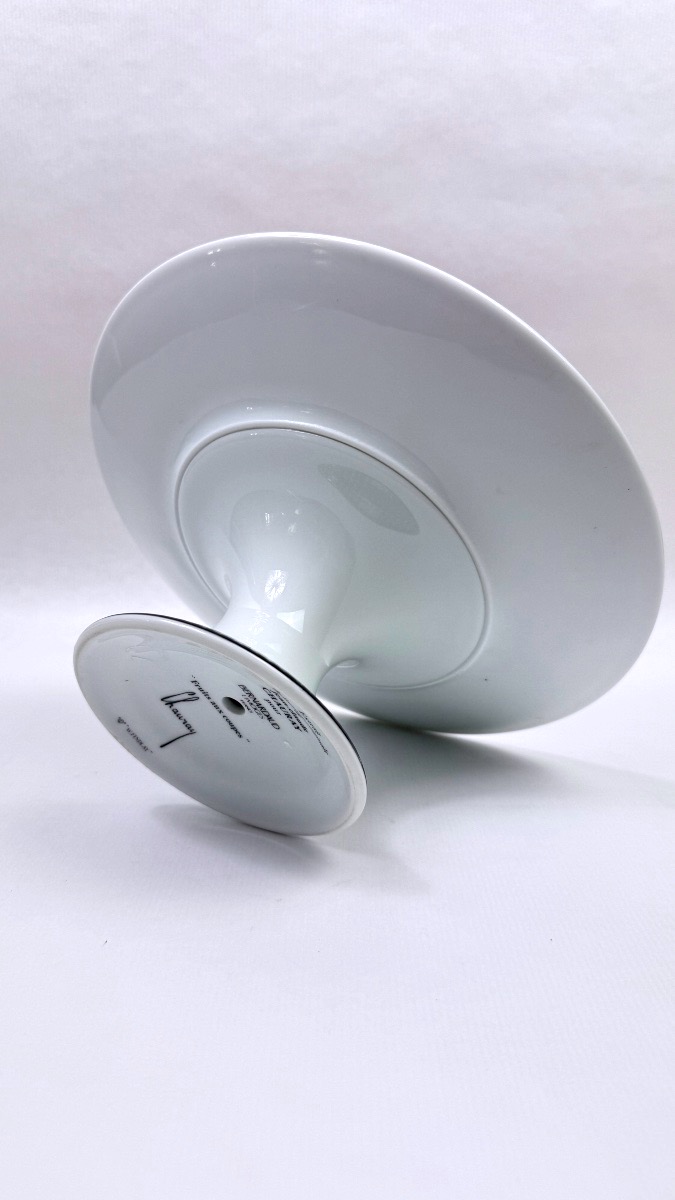 Jean-claude Chauray For Bernardaud, "fruits Aux Coupes" Porcelain Fruit Bowl-photo-1