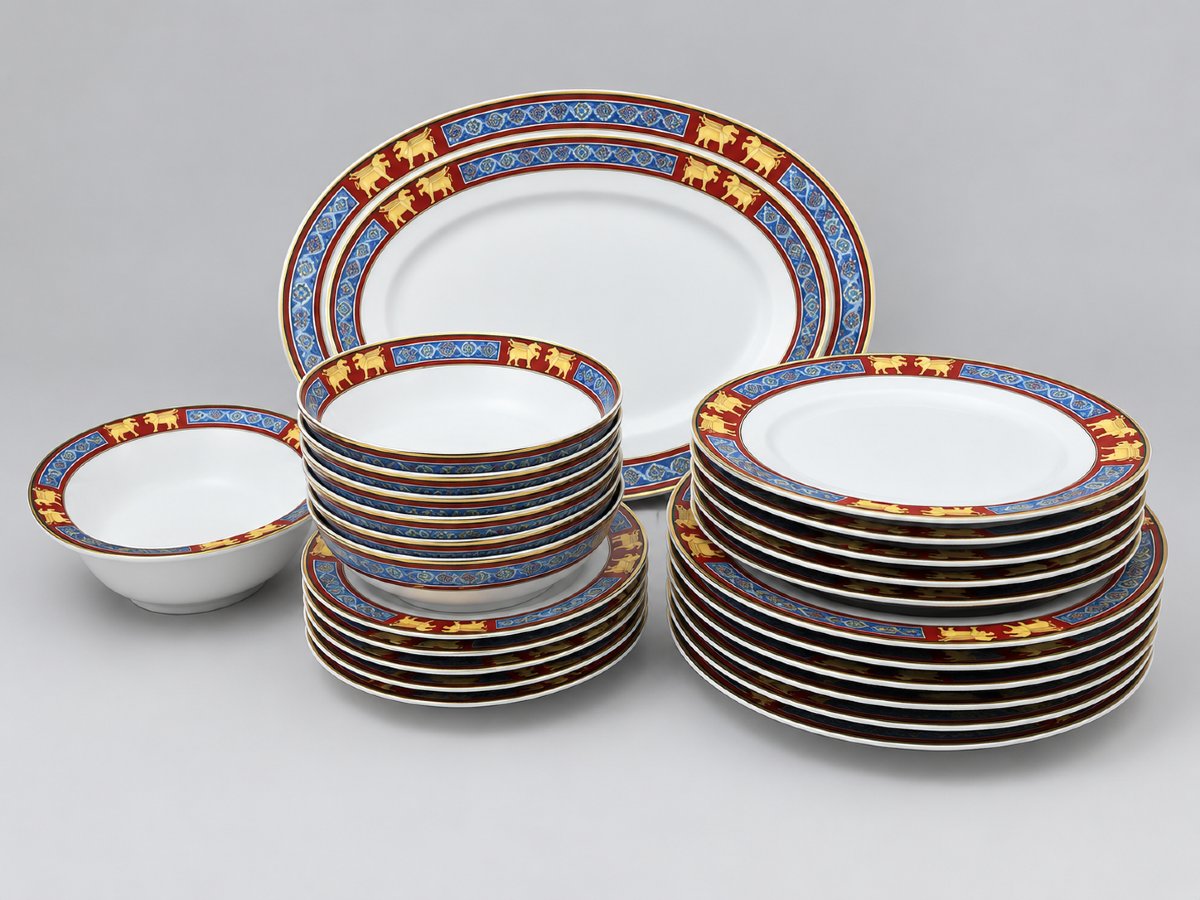 Raynaud Limoges, 27-piece Pégase Porcelain Set-photo-2