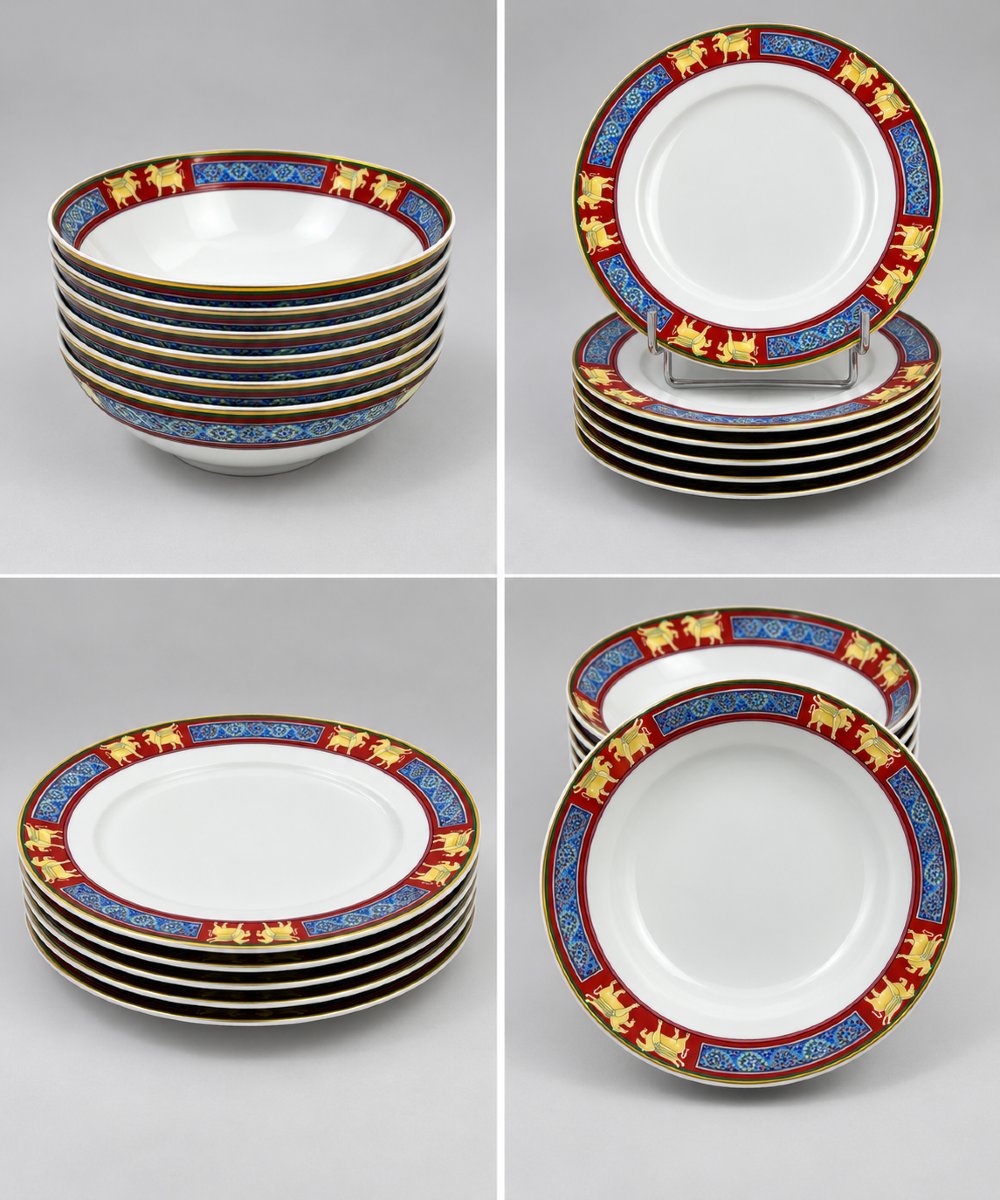 Raynaud Limoges, 27-piece Pégase Porcelain Set-photo-2