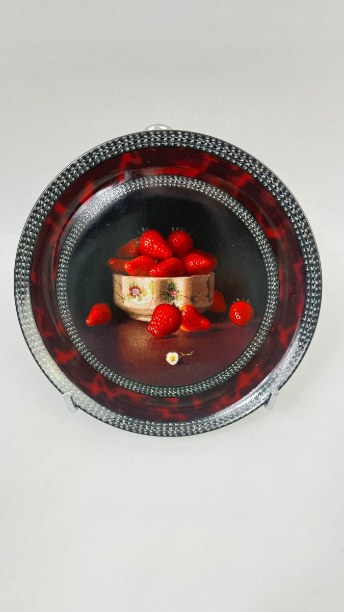 Bernardaud Limoges “red Berries” Set By Jean-claude Chauray, 7 Pieces-photo-4