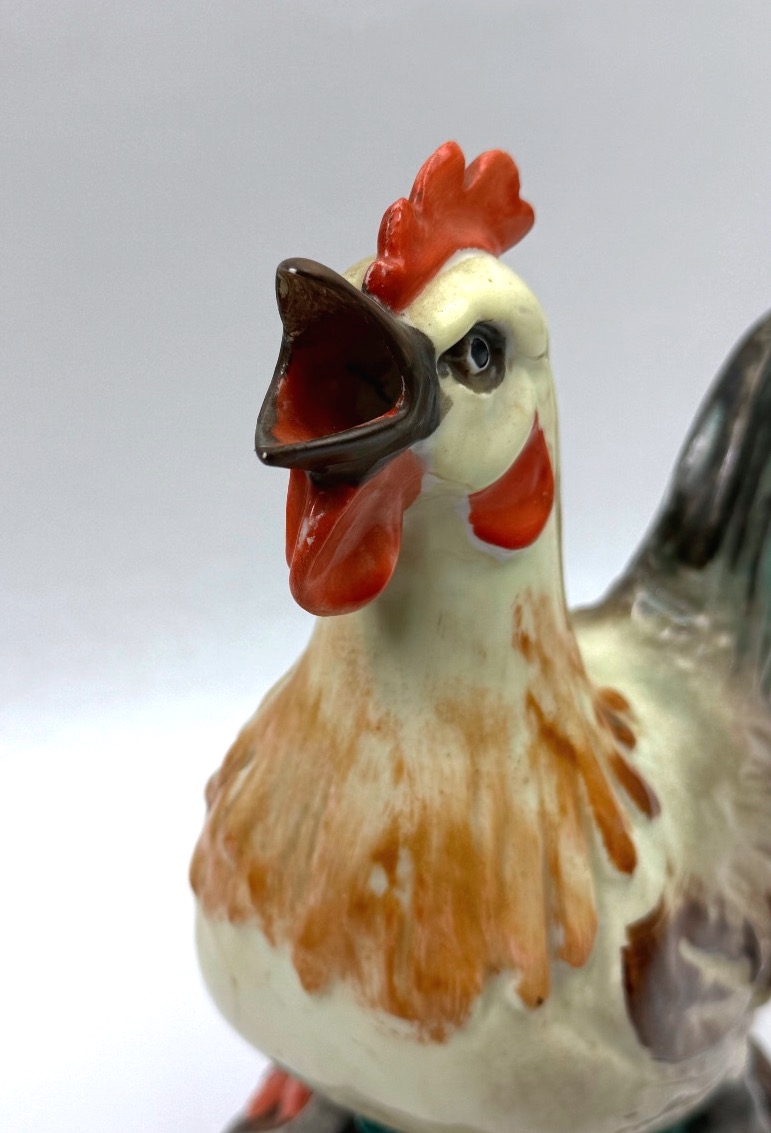 Coq publicitaire en porcelaine de Limoges pour P. Bardinet spiritueux-photo-3