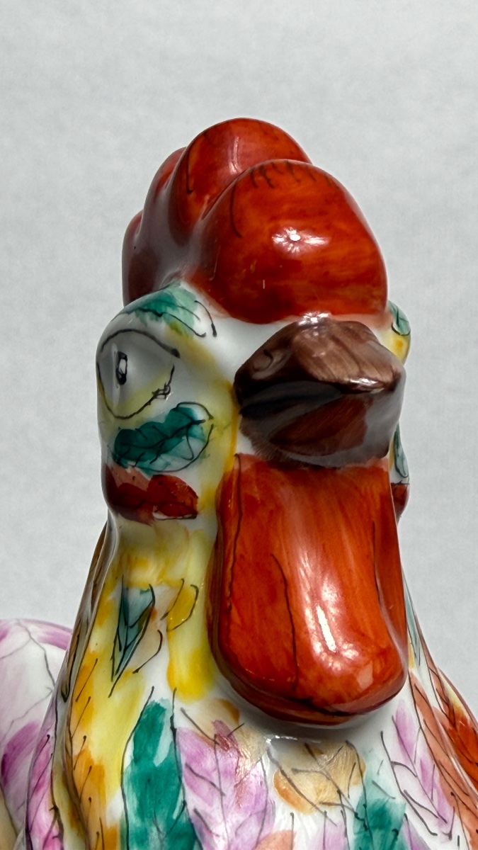 Limoges Porcelain Rooster, Pastaud-photo-2