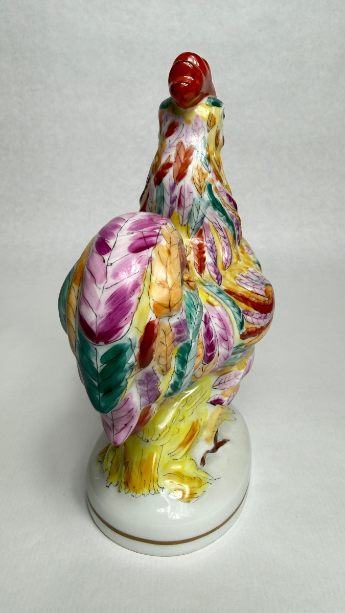 Limoges Porcelain Rooster, Pastaud-photo-4