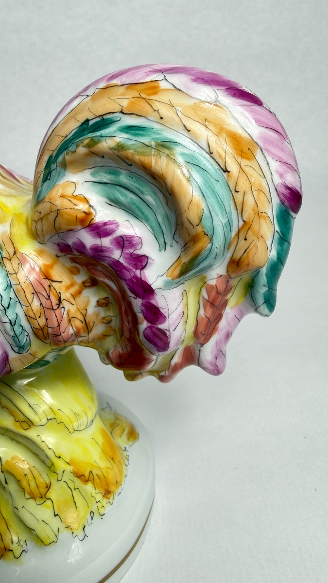 Limoges Porcelain Rooster, Pastaud-photo-4