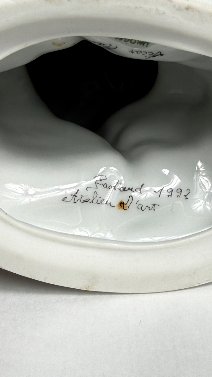 Limoges Porcelain Rooster, Pastaud-photo-6