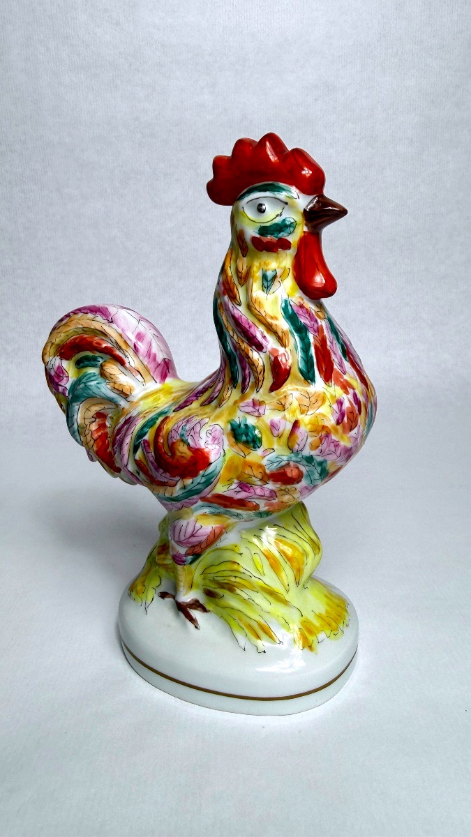 Limoges Porcelain Rooster, Pastaud