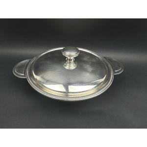 Silver-plated Vegetable Dish, "malmaison" Model, Goldsmith Wiskemann