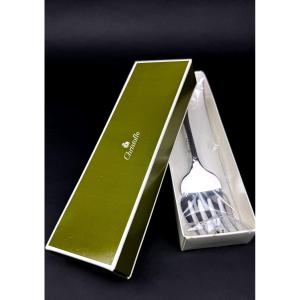 Fourchette à servir le poisson Christofle Marly neuve boite origine annees 80