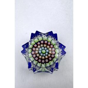 Perthshire Paperweight, Millefiori Sulfide Star Shape