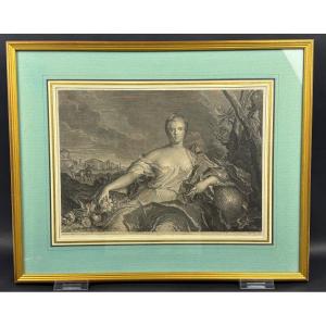 Eau-forte, Madame Louise-Elisabeth de France d'après Nattier et Balechou