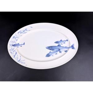 Villeroy & Boch, plat à poisson modèle Pescara
