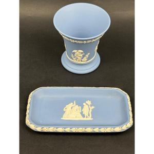 Wedgwood, Suite Of 2 Porcelain Cookie Pieces N°2