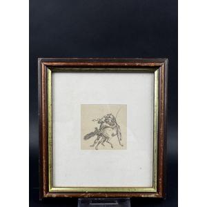 Small Engraving, Dressage Scene