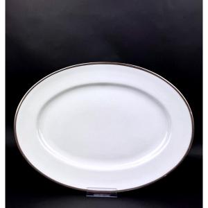 Raynaud, Fontainebleau Platine, plat de service ovale