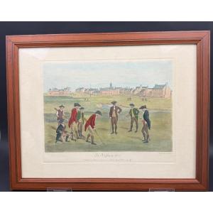 Une partie de golf avec des gentlemen britanniques à Saint Andrews en 1800