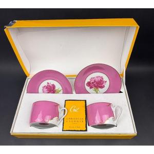Christian Lacroix, Suite de 2 tasses à déjeuner modèle Follement